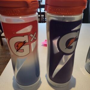Gatorade GX Water Bottles - Red and Purple